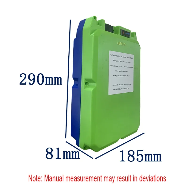 21V 50000mAh 18650 Lithium Battery Is Applicable To Electric Lawn Mower, Hedge Machine, Tea Picker, Etc