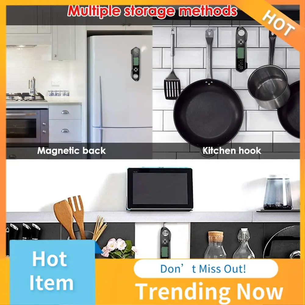 CMHI-Meat Thermometer Dual Probe Instant Read Food Meat Thermometers For Cooking With Alarm Function And Backlight