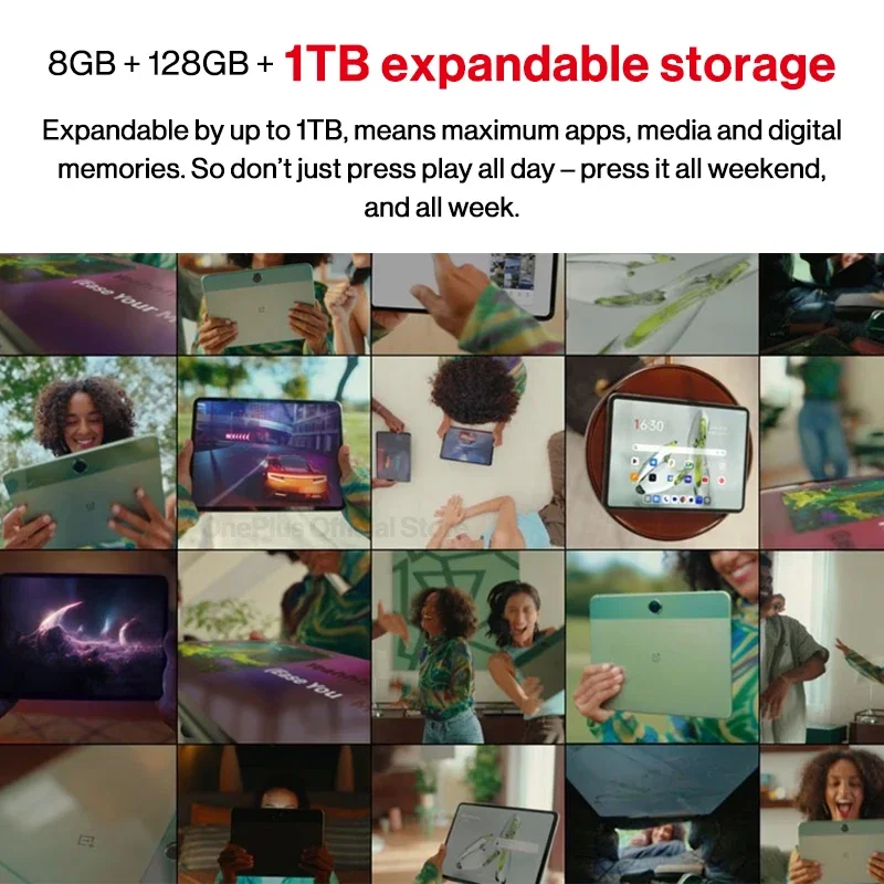 OnePlus Pad Go Tablet الإصدار العالمي 2.4K عرض بطارية 8000 مللي أمبير في الساعة 33 وات SUPERVOOC شحن 1 تيرابايت تخزين قابل للتوسيع #4