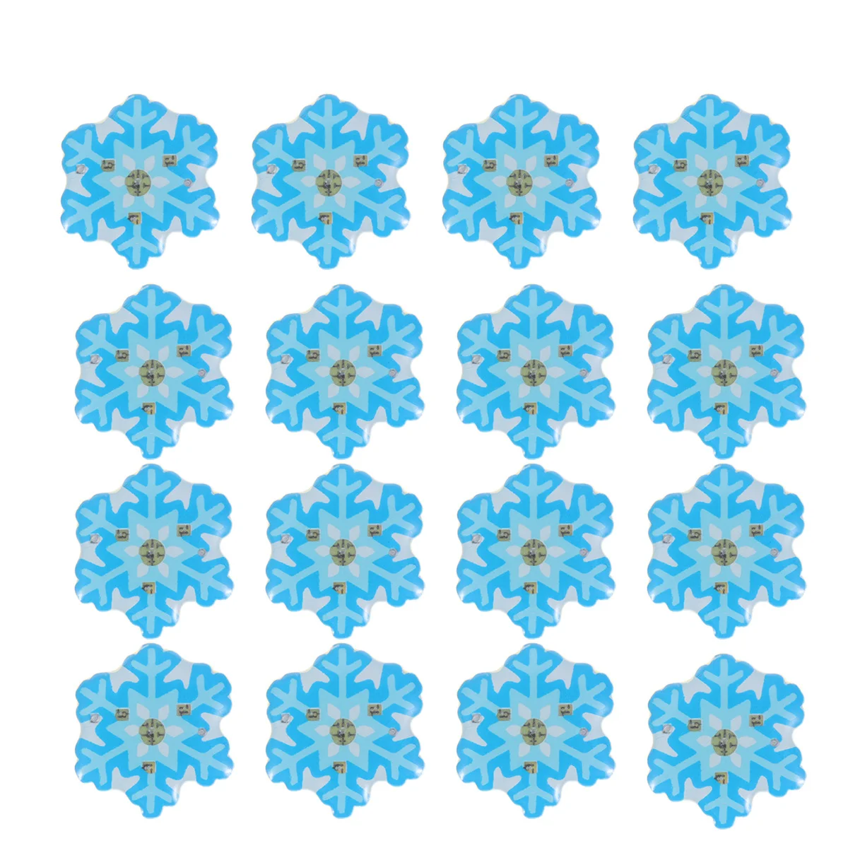 25 pçs camisa esmalte boutonniere natal glitter broches led emblemas brilhantes para ornamento de árvore meia decoração artesanato