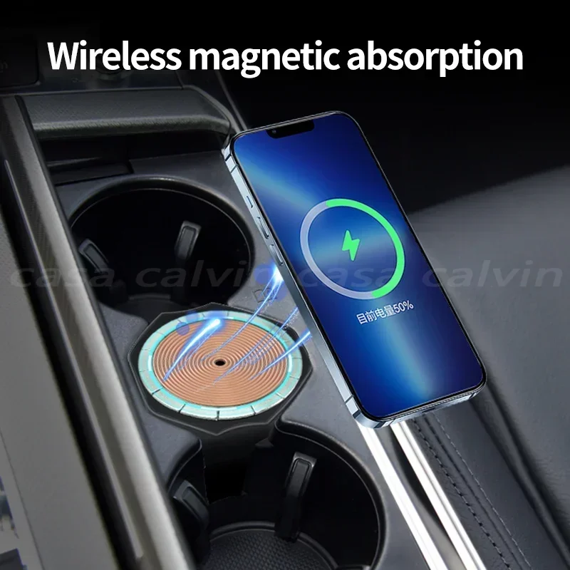 For Audi A6 A7 S6 S7 C8 RS6 RS7 2019 2020 2021 2022 Car Mobile Phone Wireless Char Modified Interior Decoration accesorios
