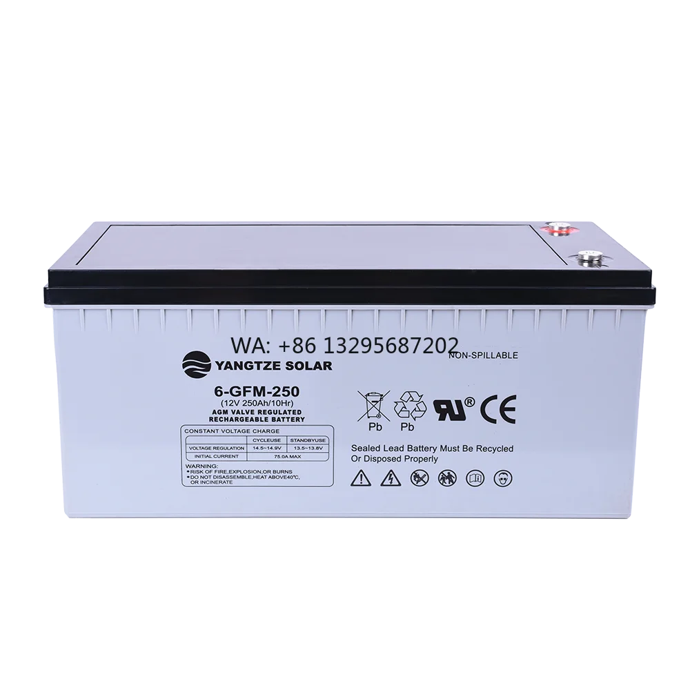 

Sunshine Solar 5years Warranty 12v 250ah Gel Battery