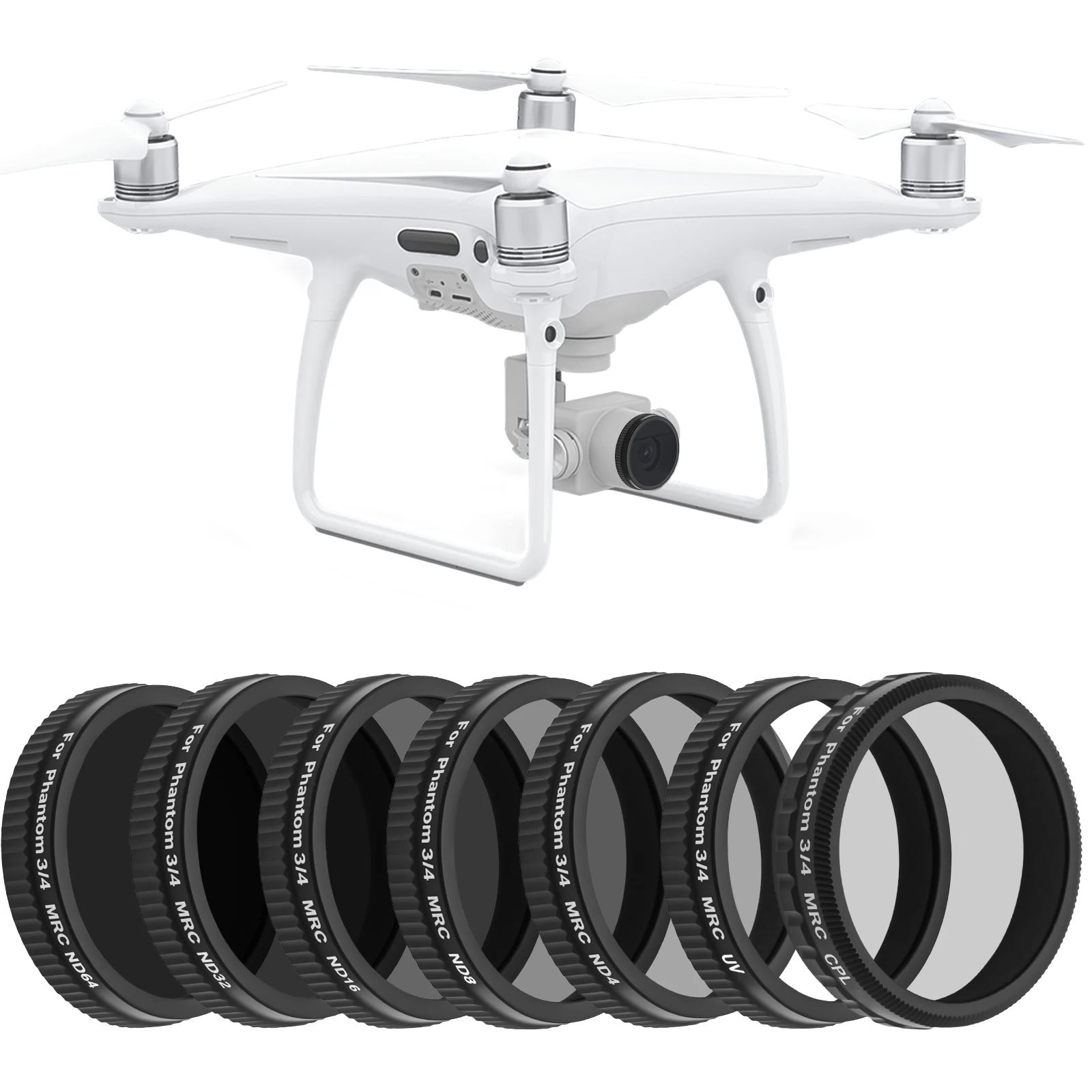 Filtro de lente de cámara para Phantom 3/4 filtro de Dron CPL ND4/8/16/ND2-400 filtro profesional UV para filtro de lente de cámara DJI Phantom