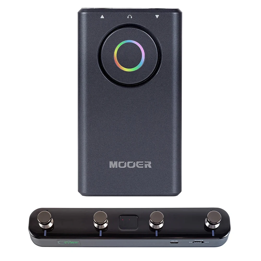 

MOOER Prime P1 Гитарная мультиэффектная педаль Встроенный 126 эффектов 40 барабанных машин Запись петлителя 80-х годов с беспроводным педальным переключателем GWF4