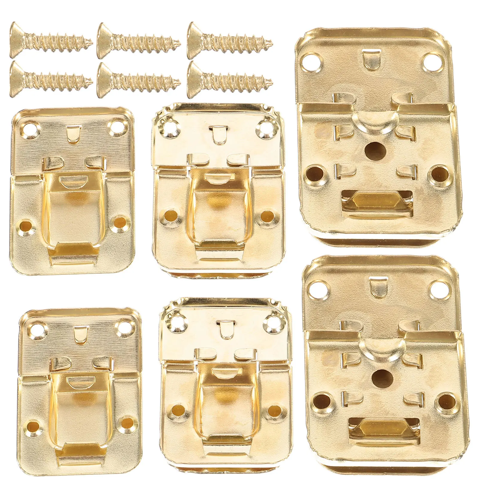 6 шт., маленькая шкатулка для драгоценностей, петля с замком, прозрачная застежка для подарочной коробки, косметичка, сделай сам, пряжка для шкафа для хранения, пряжка для чемодана