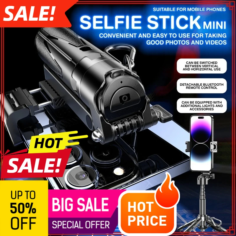 

P180 180CM selfie stick tripod 360 degree rotation portable foldable phone tripod stand stabilizer, suitable for video shooting