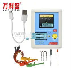 LCR-TC1 Transistor Tester Multimetro Display Colorato TFT Per Diodo Triodo MOS/PNP/NPN Condensatore Resistenza Transistor