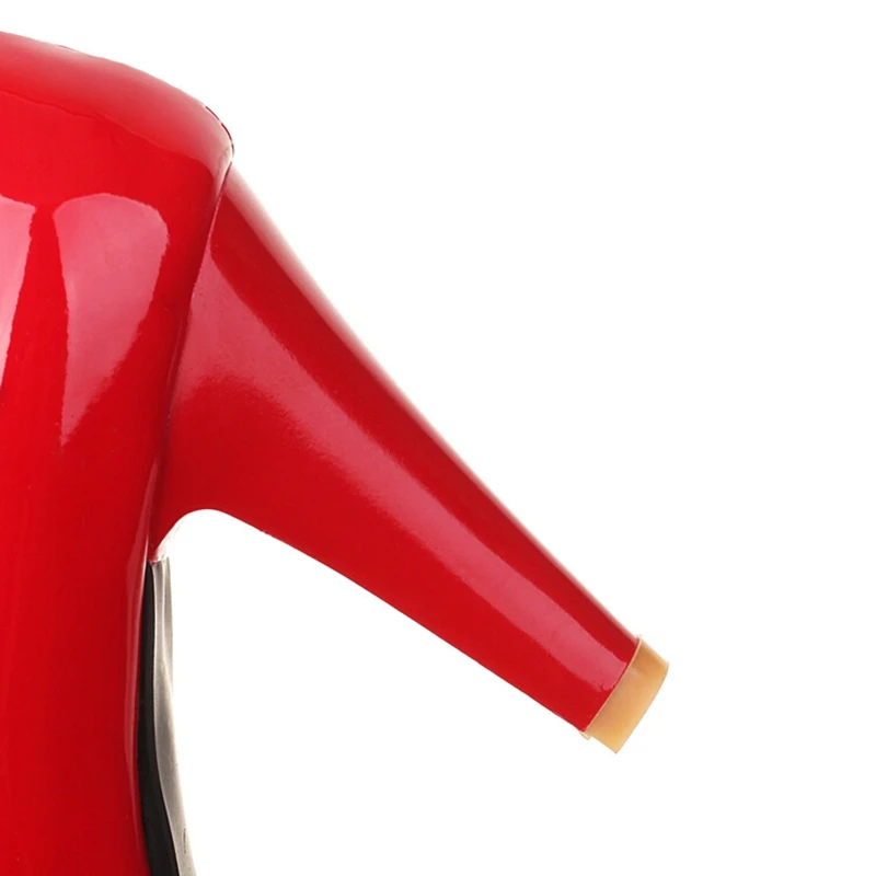 REAVE CAT 2026 حذاء نسائي ذو نعل سميك بمقدمة مستديرة وكعب متوسط ربطة عنق على شكل حرف T حذاء ربيعي حلو أسود وأحمر مقاس 32-50 S3188 #6