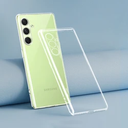 Transparent Phone Case for Samsung Galaxy A05 A05S A15 A25 5G Soft Clear Silicone TPU Camera Protection Original Thin Back Cover