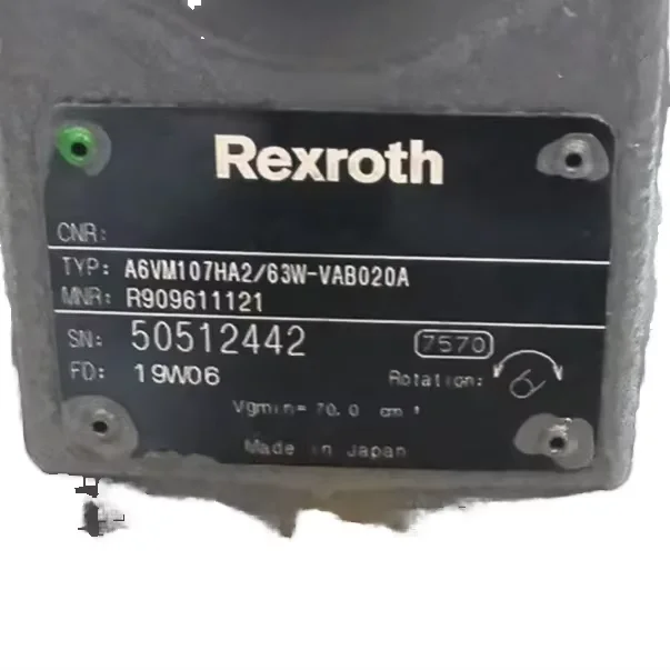 New A6VM107HA2/63WVAB020 Rexoth Hydraulic Motor