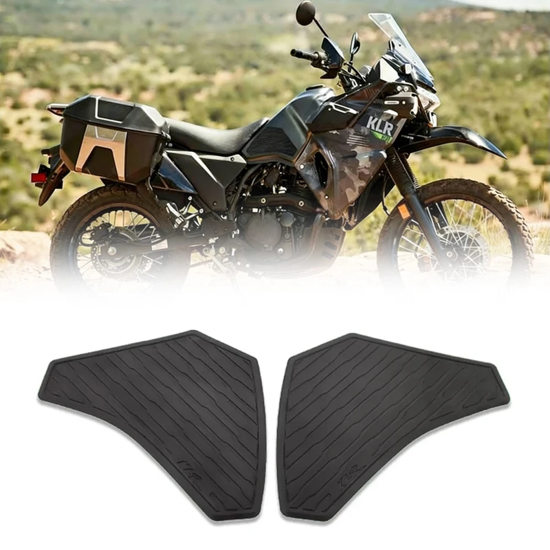 

Новая резиновая накладка на топливный бак мотоцикла, защитная накладка на бак, противоскользящая накладка для защиты коленей для Kawasaki KLR 650 KLR650 2021 2022