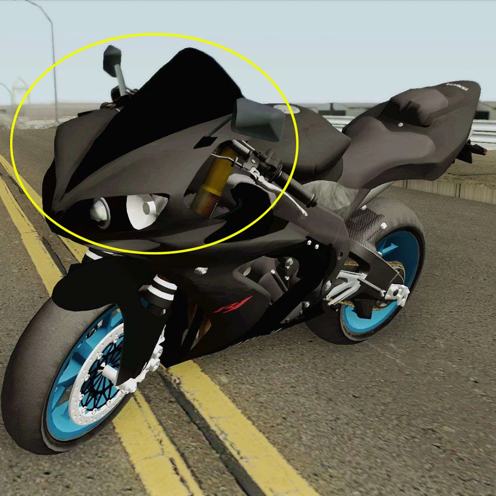 1PC Motorcycle Windshield Front Windscreen For Yamaha YZF1000-R1 2004-2006 image 6