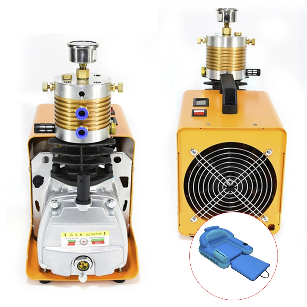 30MPa/4500PSI Electric High Pressure Air Pump Electric PCP Air Compressor 300bar 1800W 220V