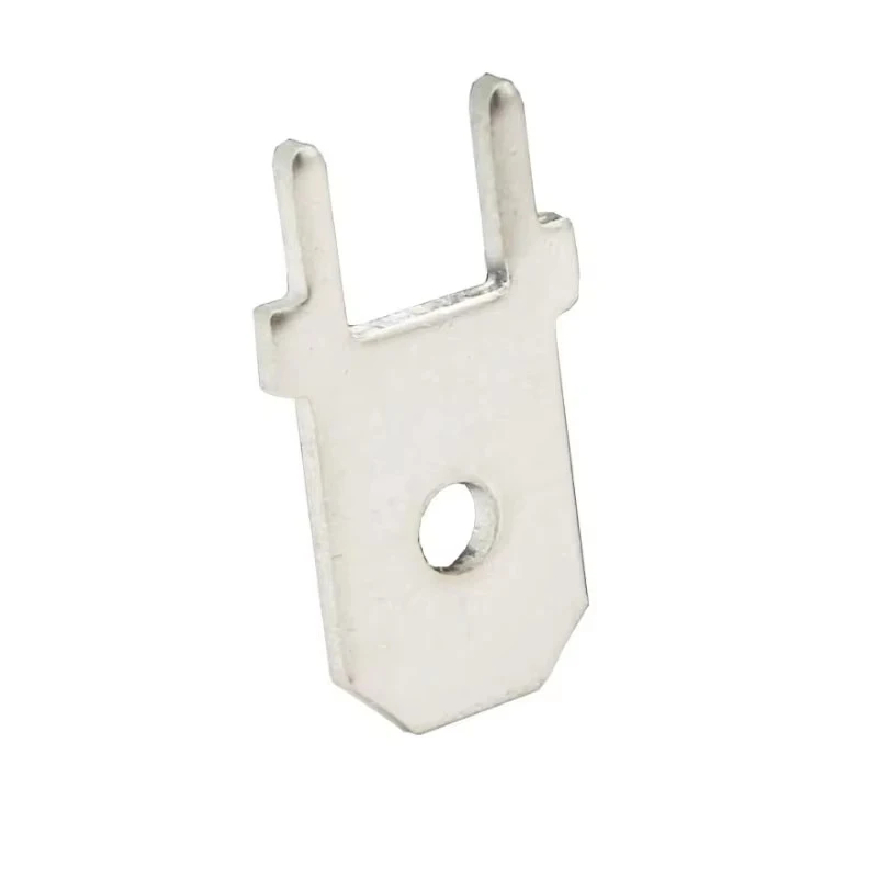 100PCS 2.8/4.8/6.3mm PCB Terminal Block Assortment Kit, Brass Soldering Connectors, 0.8mm Board Thickness for Circuit Board