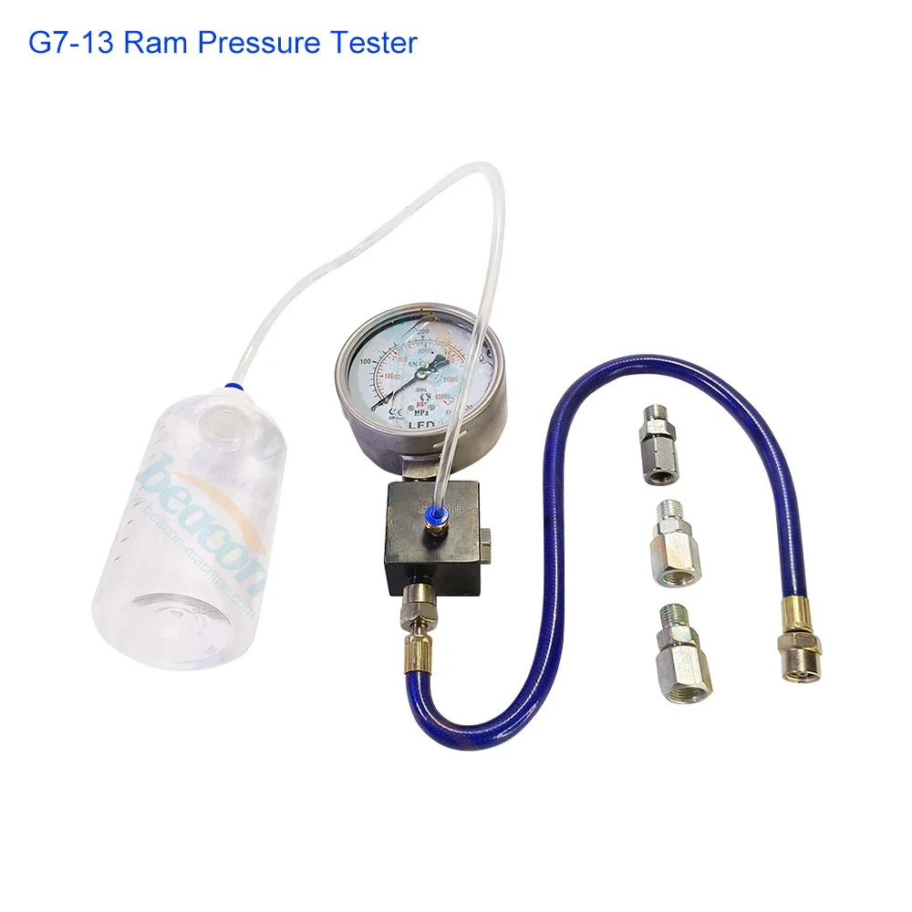 Ram Pressure Tester 400MPA with 1800bar Plunger Pressure Gauge Test Common Rail Pump Pressure Limiting Valve