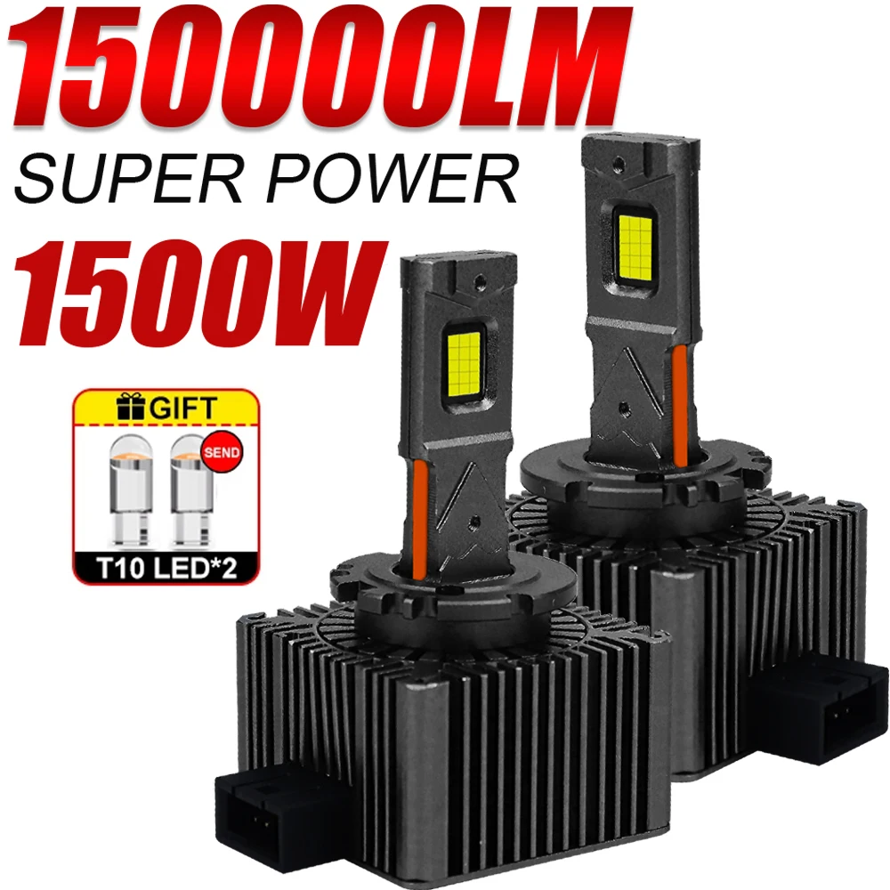 

D3S D1S Светодиодные фары Canbus 1:1 HID D2S D4S D8S D1R D2R D3R D4R Автоматическая лампа 1600000LM 1200W Plug&Play Turbo Светодиодная лампа для автомобиля