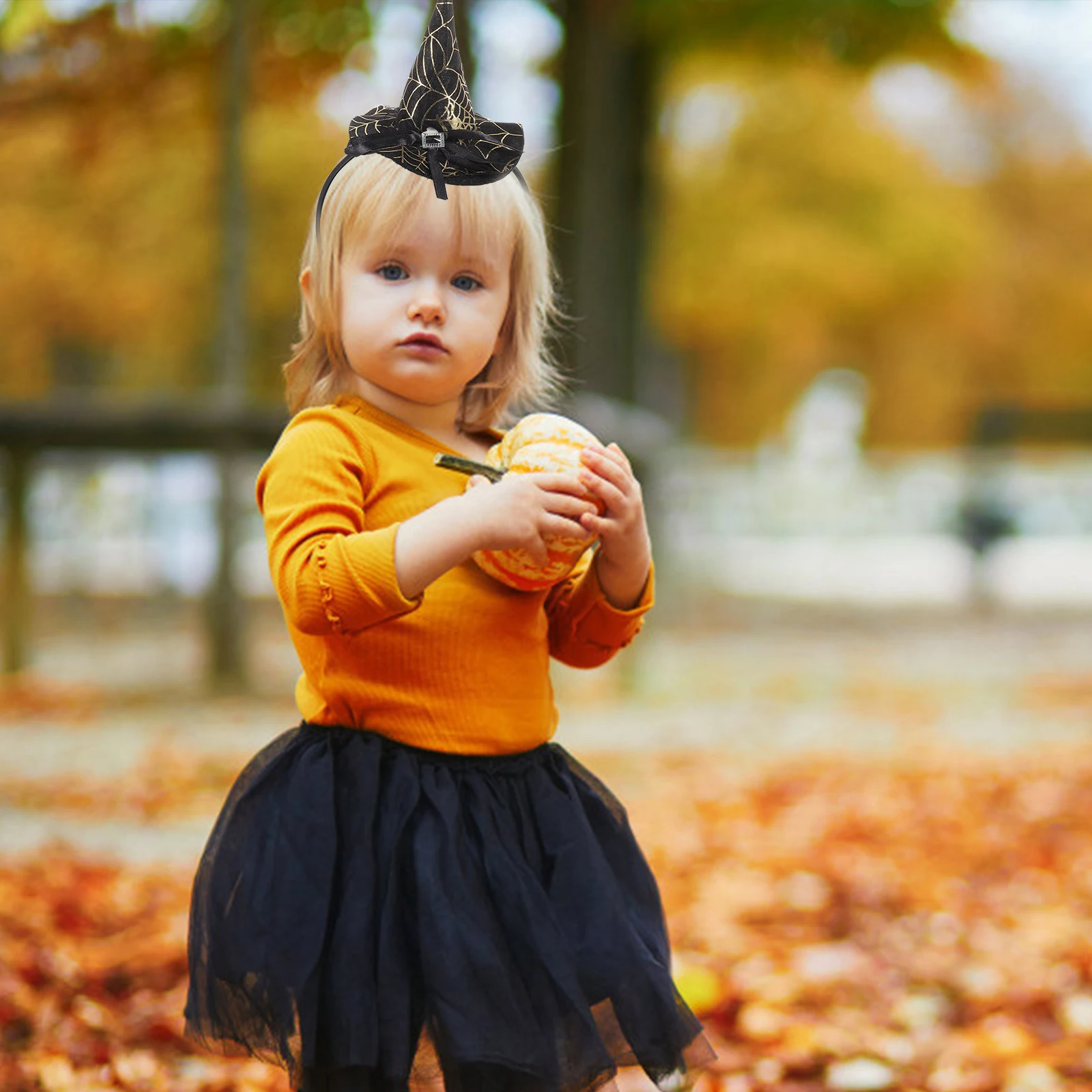 

Halloween Witch Hat Headband Party Supplies Toddler Costume Non Fading Durable One Size Fits Most Girls Hair Accessories