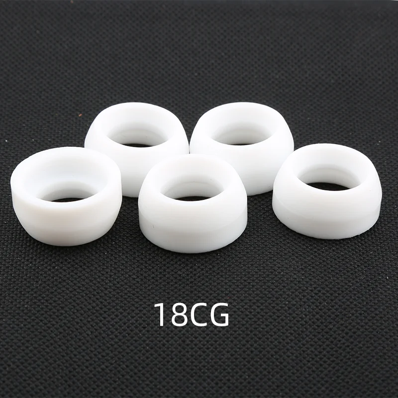 5PCS Tetrafluoroethylene Insulator Cup Gasket for TIG Welding Torch WP17 18 26 18CG 18CG-20 54N01 54N63 17GLG20