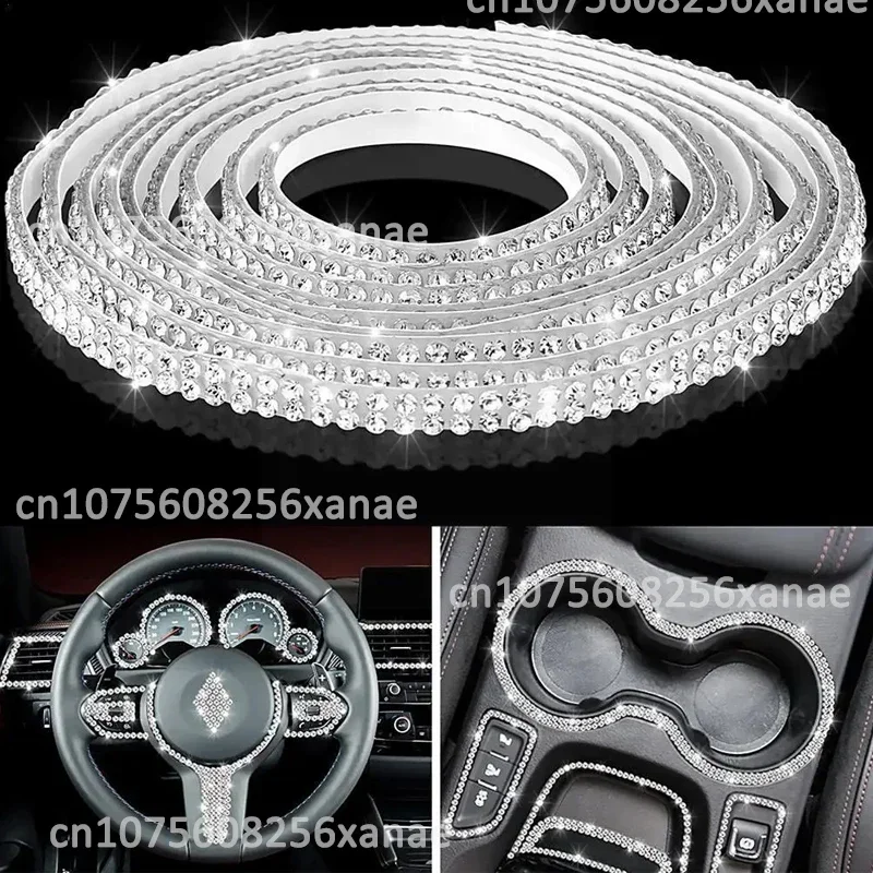 Car Decorative Stickers Auto Crystal Artificial Diamond Girls Car Decoration Accessories Auto Interior Cover  Waterproof amagi