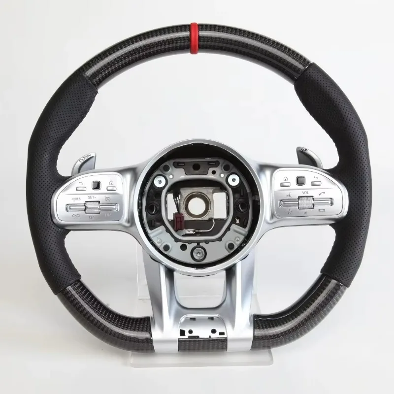 High Quality Real Carbon Fiber Steering Wheel Assembly Improves Driving Control for Mercedes AMG G63 2010-2022 809 Modification