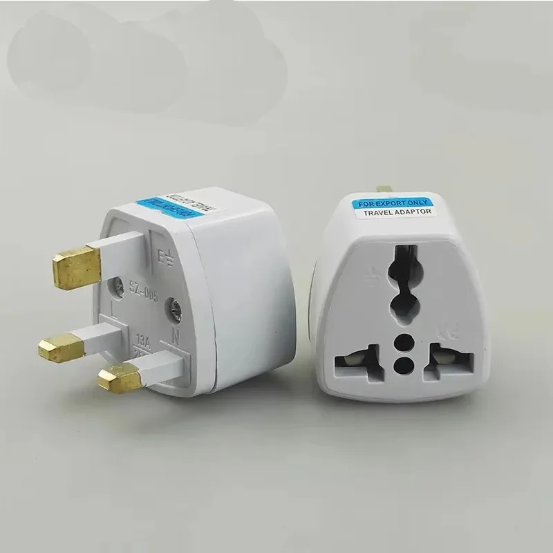 2pcs/1pc Universal UK British Standard Travel Adaptor Plug for Hong Kong Singapore Malaysia and Other Countries or Regions