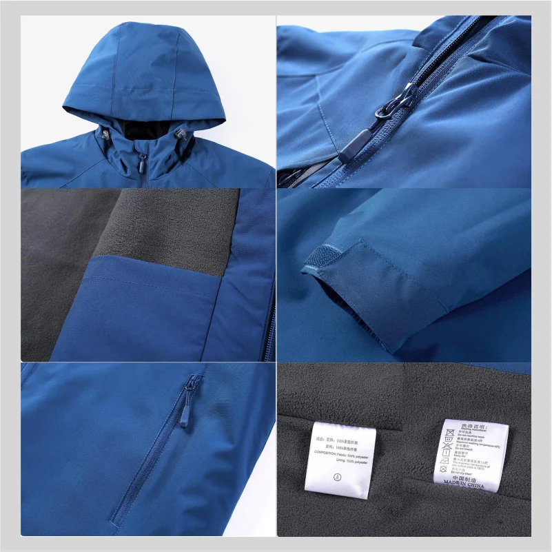Customized Waterproof Mountaineering Windbreaker For Men And Women With Custom Logo Printing Hiking Outdoor Windproof Jacket
