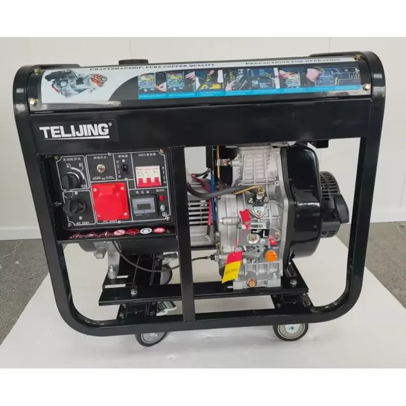 Automatic 300A 7kw Dual Function diesel Welder Generator Portable diesel Engine 14hp Welding Generator Set for Home Outdoor