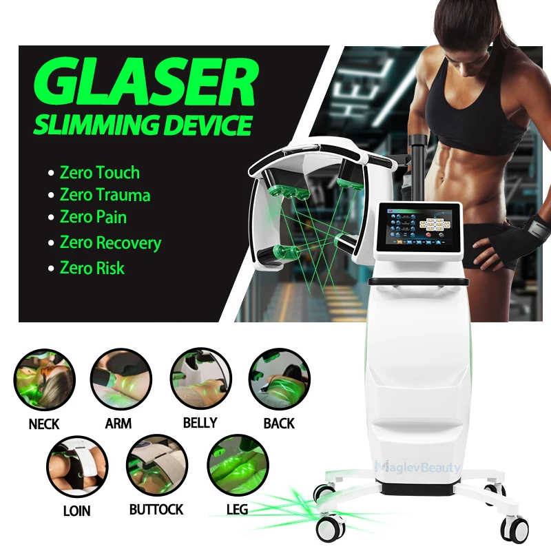 

2025 Newest 10D Emerald Laser Painless 532nm green and red light Fat Weight Loss Body Shaping Slimming
