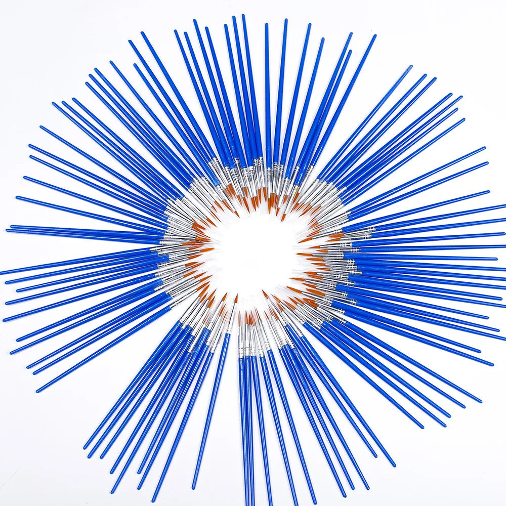 50 шт., плоские кисти для рисования