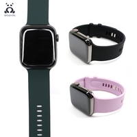 URVOI Sport band for Apple Watch Series 9 8 7 6 SE54 silicone strap for iWatch soft wrist pin buckle bracelet breathable armband