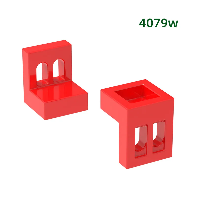 Moc 10 peças 4079w corrimão 1620 tijolo substrável arquivado elemento de parede 1x1 bloco de construção brinquedo adultos meninos presente de feriado