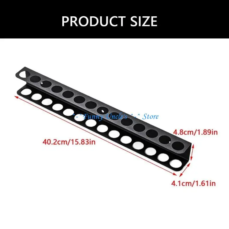 E7CD Space Efficient Wall Hanging Tool Shelf Holder Support Rack For Home Technicians