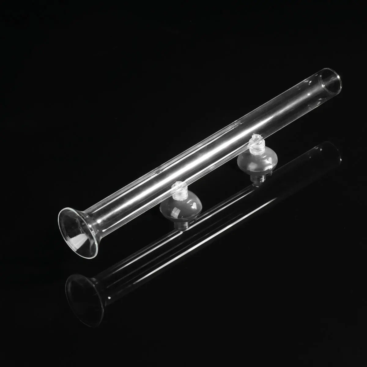 

Aquarium Feeding Tube Set Glass Material Shrimp Fish Feeder Transparent Tray Smooth Brightness Easy Fix Position in Tank