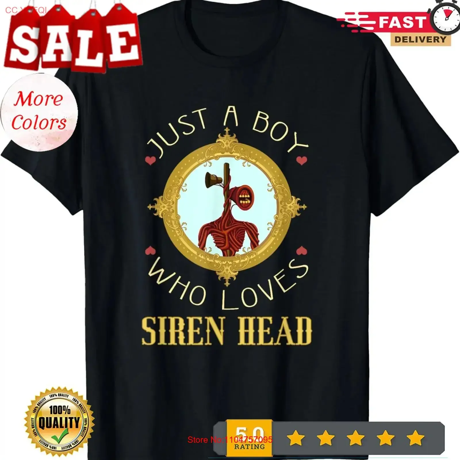 American Cryptid Siren Head T Shirt vintage Washed fashion Top For Everyday Wear Slightly Breathable Casual Versatile