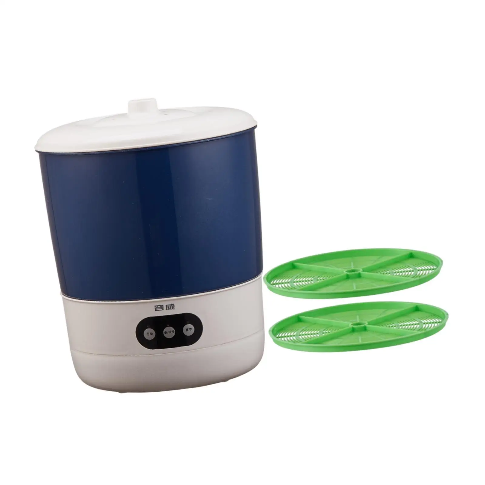 Adjustable Bean Sprouts Maker 360 Degree Sprayer Seed Germinator for Indoor Kitchen Healthy Eating