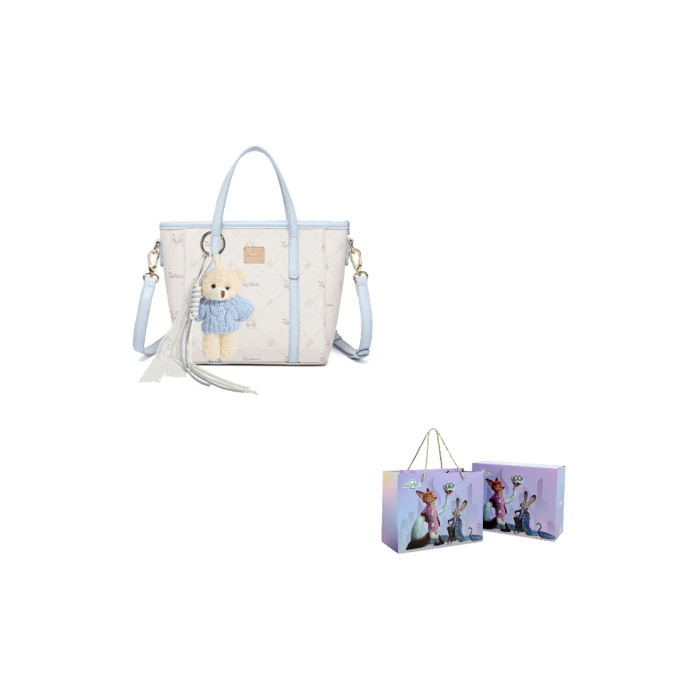 Disney Zootopia PVC One Shoulder Handbag Regular Women's Pink/Blue BMK-73241