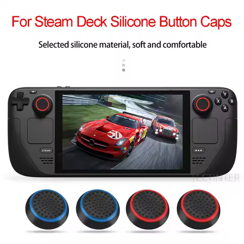 4Pcs Silicone Gel Thumb Grips Cover For Sony PS3/PS4 For XBOX One /360 Controller for PS4 Pro Slim Controller For Steam Deck