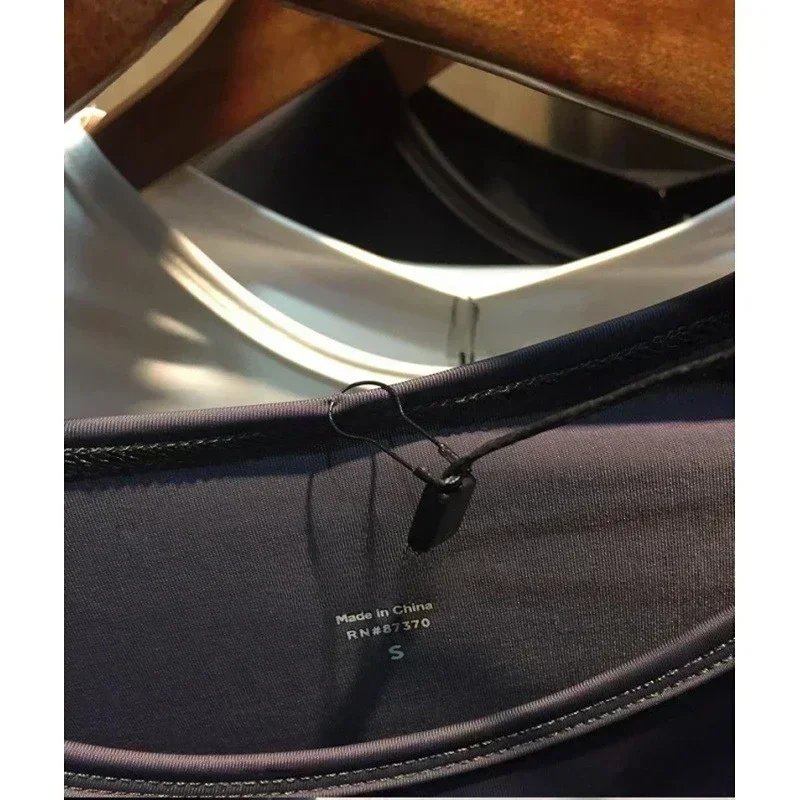 Lo تي شيرت نسائي غير رسمي بأكمام طويلة لربيع وخريف بلوفرات متينة بقصة ضيقة تي شيرت نسائي ملابس الشارع الشهير قمصان علوية غير رسمية