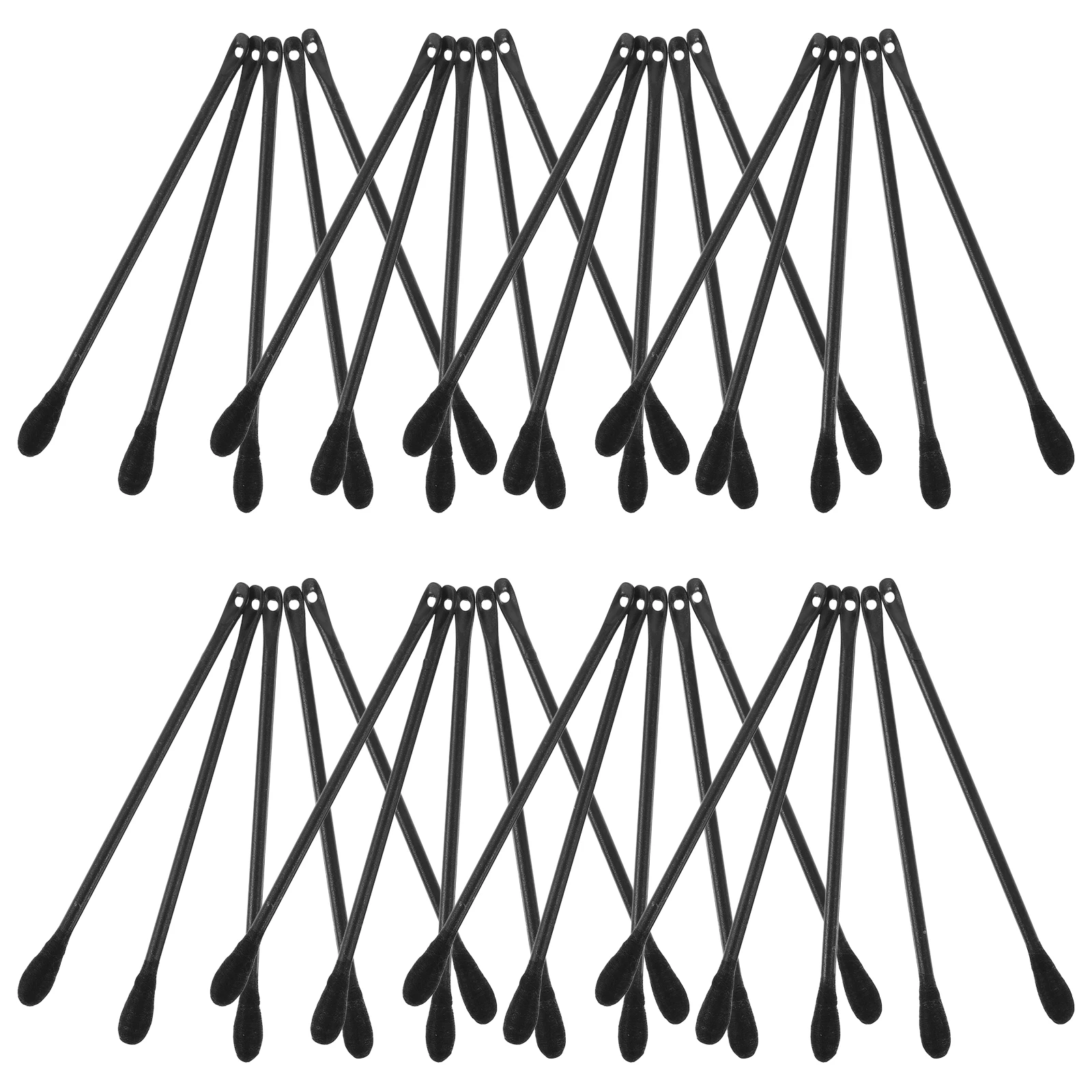 100 قطعة مسحات القطن الرؤوس السوداء أدوات إزالة المتاح طقم الوجه النازع مكشطة العناية بالبشرة اكسسوارات التجميل