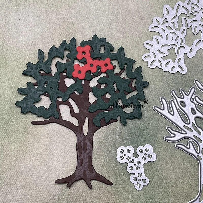 

Flower tree DIY Craft Metal Cutting Die Scrapbook Embossed Paper Card Album Craft Template Stencil Dies
