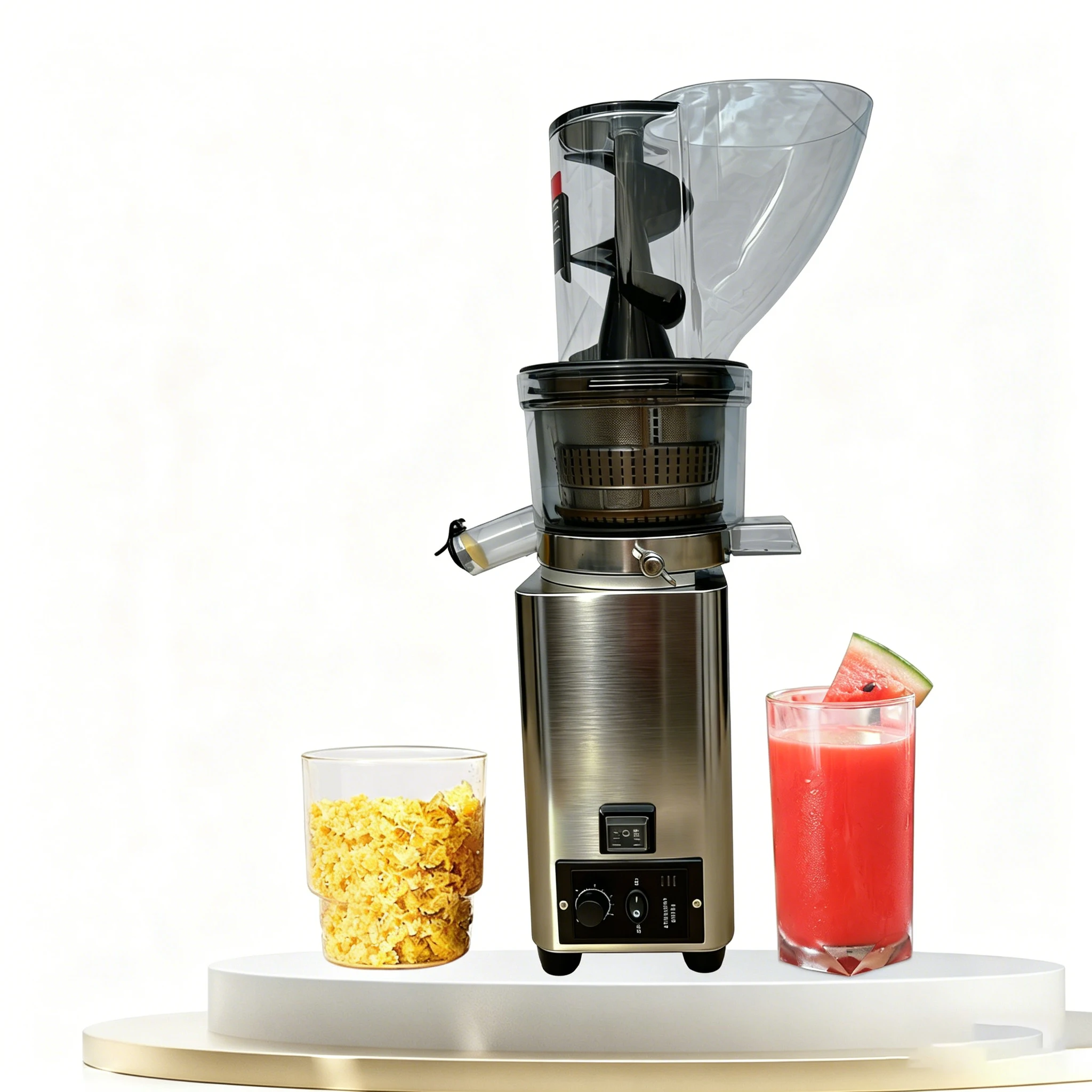 Heavy Duty Commercial Cold Press Juicer Pulp Separation Fruit Juicer Extractor Machine for Catering and Vending Business