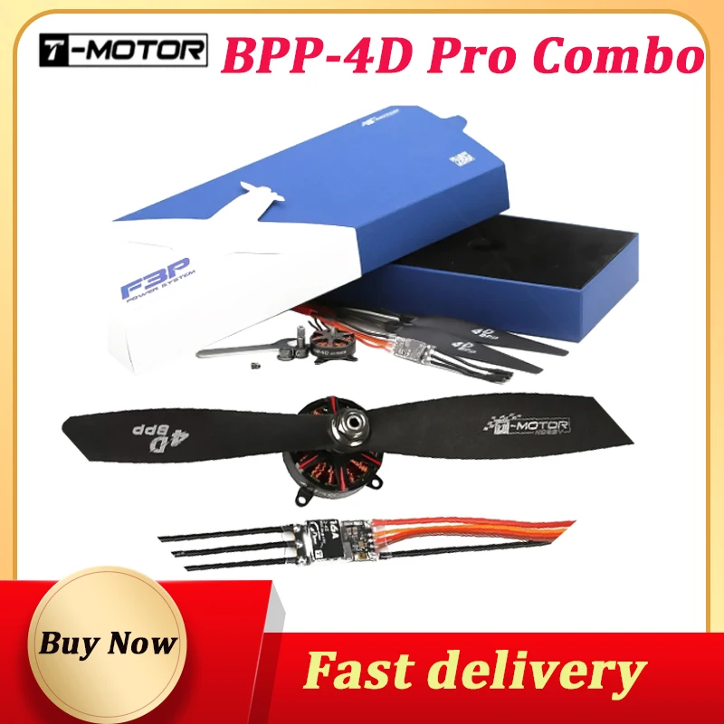 

T-MOTOR BPP-4D pro combo (am40 brushless motor poff3p 16a esc jett8542 prop) for rigid wing drone