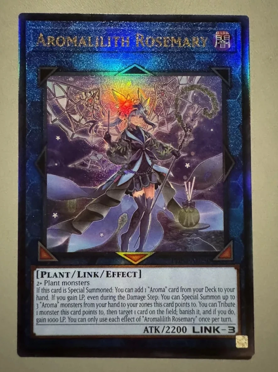 

Yugioh KONAMI Duel Monsters PHNI-AE050 Aromalilith Rosemary Ultimate Rare Asian English Collection Mint Card