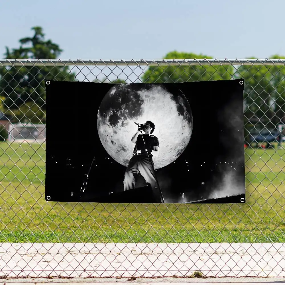 T-The W-Weeknd High-Quality Flag Tapestry Banner Bedroom Living Room Bar Party Wall Decor Outdoor Use