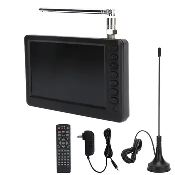 5 Portable ATSC TV Digital Television for Car Camping Kitchen US Plug 110‑220V