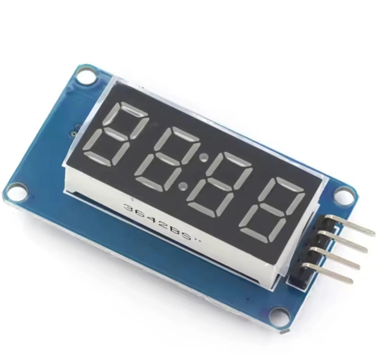 TM1637 0.36-inch 4-digit digital tube display module LED brightness adjustable with clock point Block driver