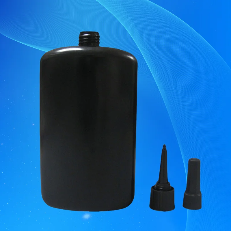 Free Shipping 250cc/ml UV Glue Bottle/ Anaerobic Adhesive Bottle/ Black Soft Glue Bottle (Glue Bottle Only)