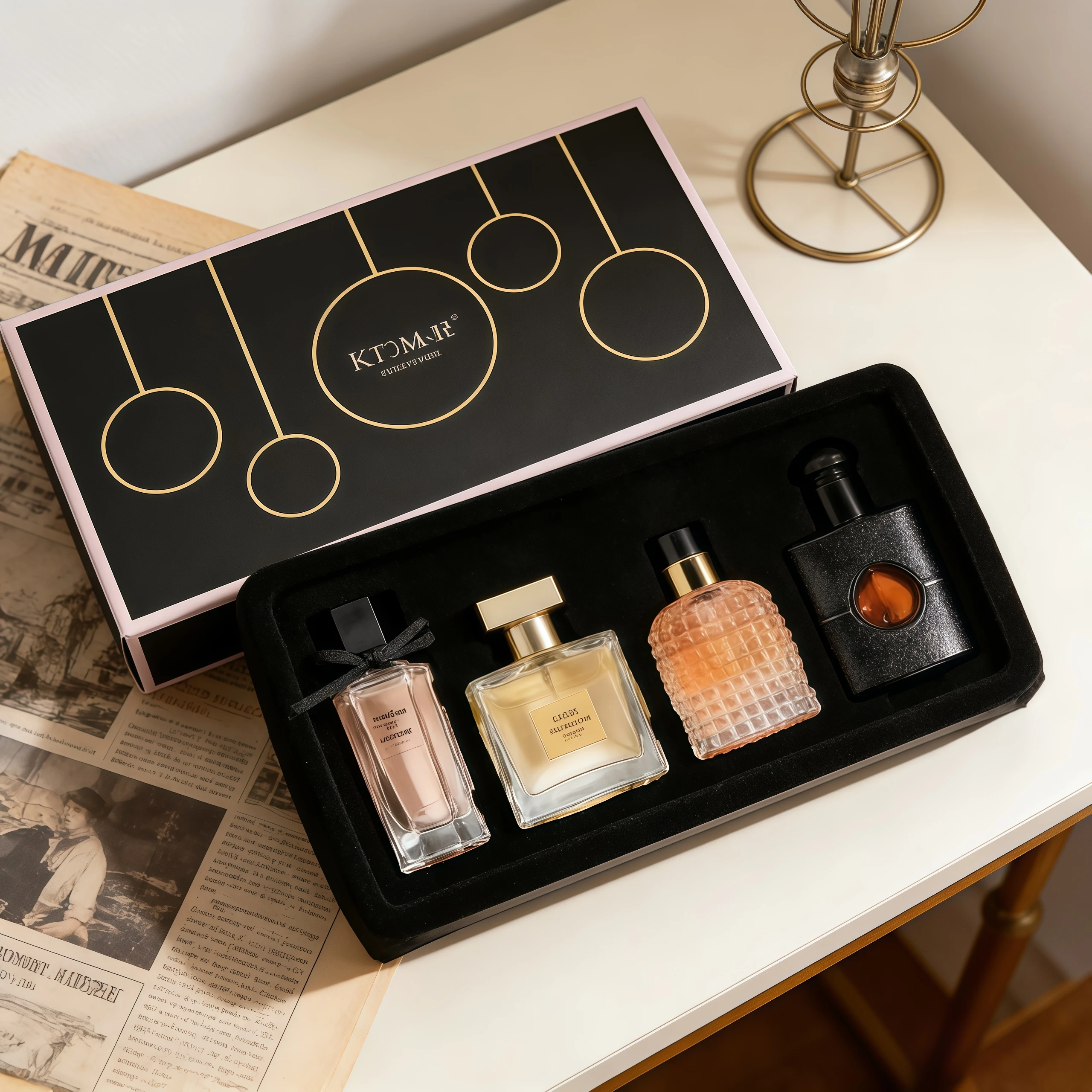 Original Women Perfume 105ml Eau De Parfum Fresh Plant Floral Scent Lasting Fragrance Gift Box Four Piece Set