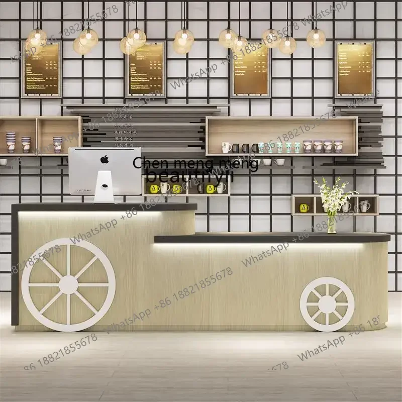 ss 8350Checkout page Institution Training Center, simple and modern, reception desk and bar for commercial use
