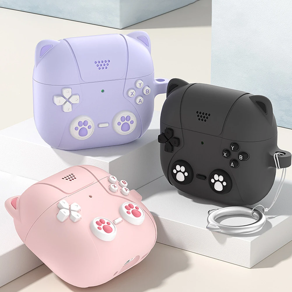 Casing untuk AirPods 4 (2024), casing pengisi daya nirkabel dan berkabel, casing penutup pelindung penuh untuk AirPods 4